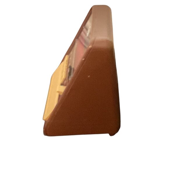 Vintage Cosmo Time Digital Alarm Clock Radio Brown & Gold Retro Design - Picture 4 of 11